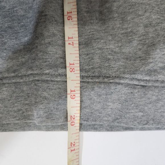 Everlane grey pink graphic  100% human typography hoodie sweatshirt size small - Picture 9 of 12